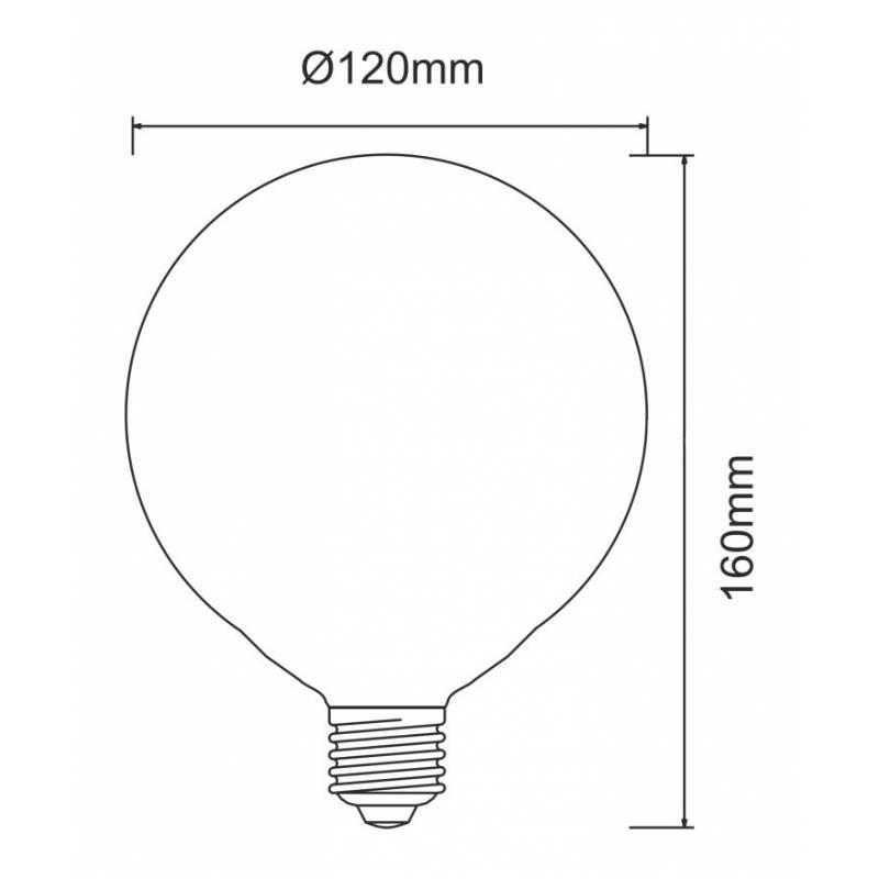 Bombilla de LED 22w E27 globo - Beneito Faure - Imagen 2