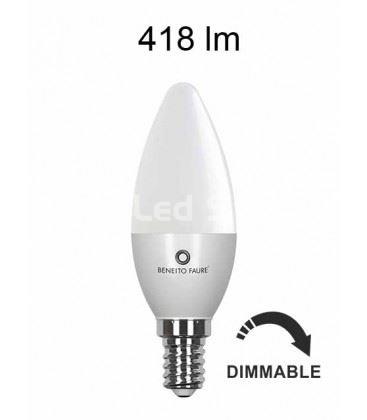 Bombilla LED 5w E14 Vela DIMMABLE - Beneito Faure (Beneito & Faure) - Imagen 1