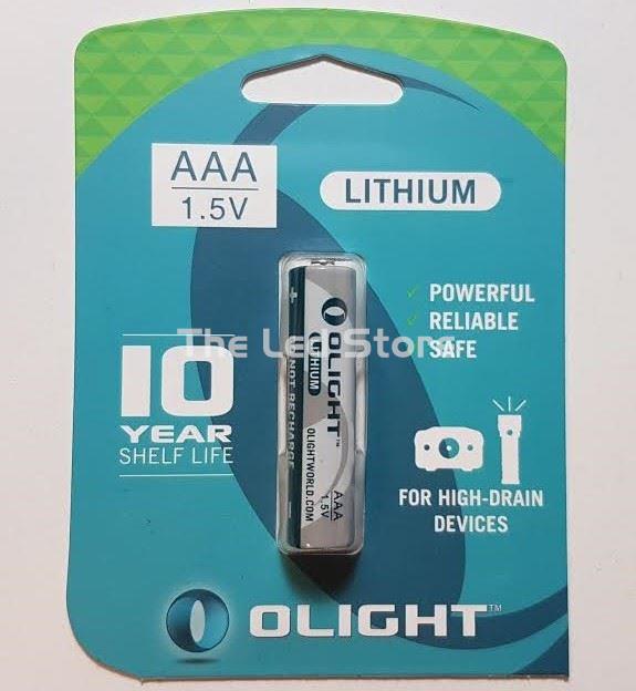 Batería Olight AAA Litio 1,5 V 1100 mAh ( PILA no recargable ) - Imagen 1