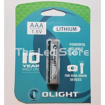 Batería Olight AAA Litio 1,5 V 1100 mAh ( PILA no recargable ) - Imagen 1