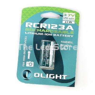 Bateria Recargable Olight CR123A 650 mA - Imagen 1