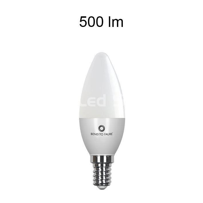 Bombilla LED 5w E14 Vela - Beneito Faure - Imagen 1