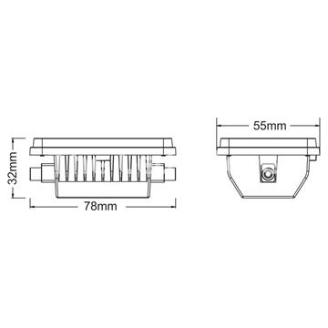 Bombilla LED 9w R7s 78mm lineal - Beneito Faure - Imagen 2