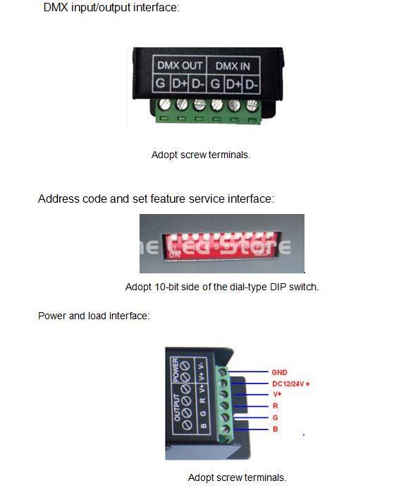 Control DMX Tiras Led con bornas 6 A Por Canal - Imagen 2