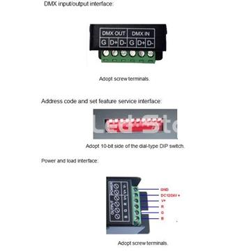Control DMX Tiras Led con bornas 6 A Por Canal - Imagen 2