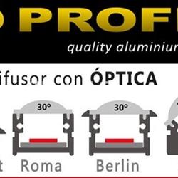 Difusor con óptica para los Led profiles easy-ON - Imagen 1