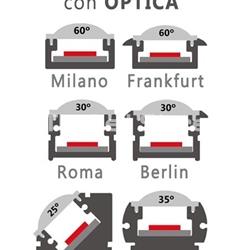 Difusor con óptica para los Led profiles easy-ON - Imagen 2