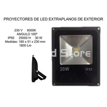 Foco de Led Exterior 30w SLIM IP 65 - Imagen 1