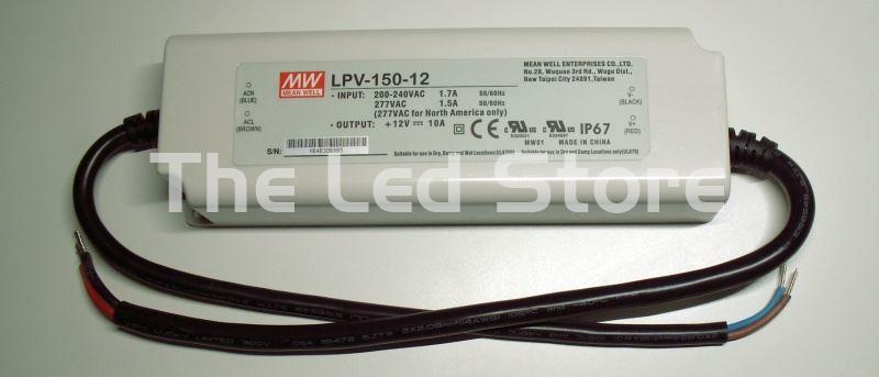 MEAN WELL LPV-150-12 6.3A 12V 120W - Imagen 1