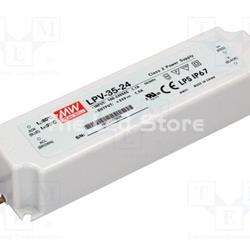 MEAN WELL LPV-35-24 Fuente de Alimentación 24V 36W 1.5A IP 67 - Imagen 1