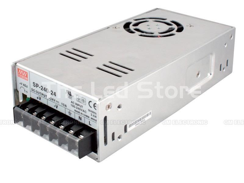 MEAN WELL SP-240-24 Fuente de Alimentación 24V 240W 10A IP 20 - Imagen 1