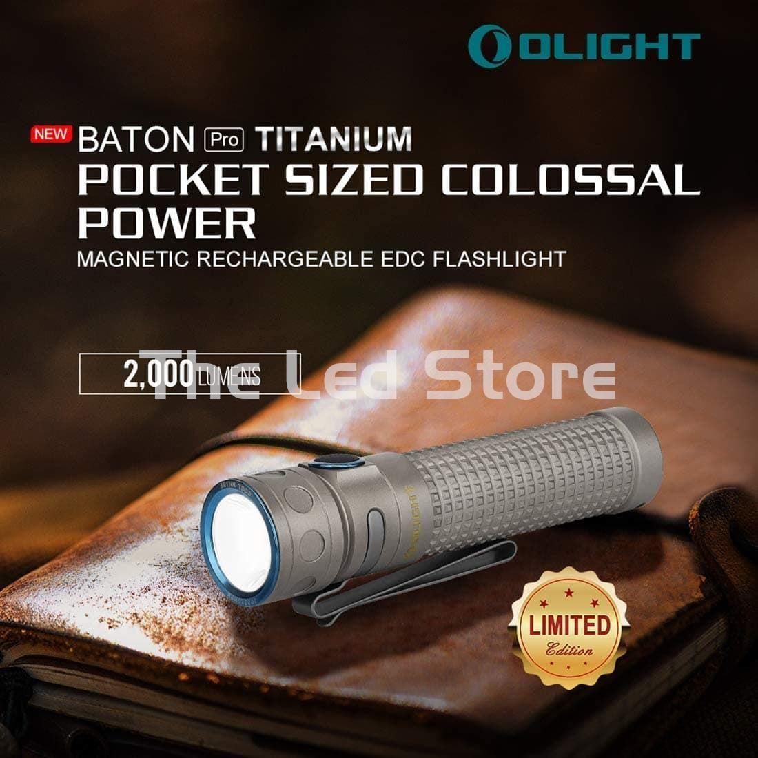 Olight Baton Pro Ti 2000 lúmenes - Imagen 1