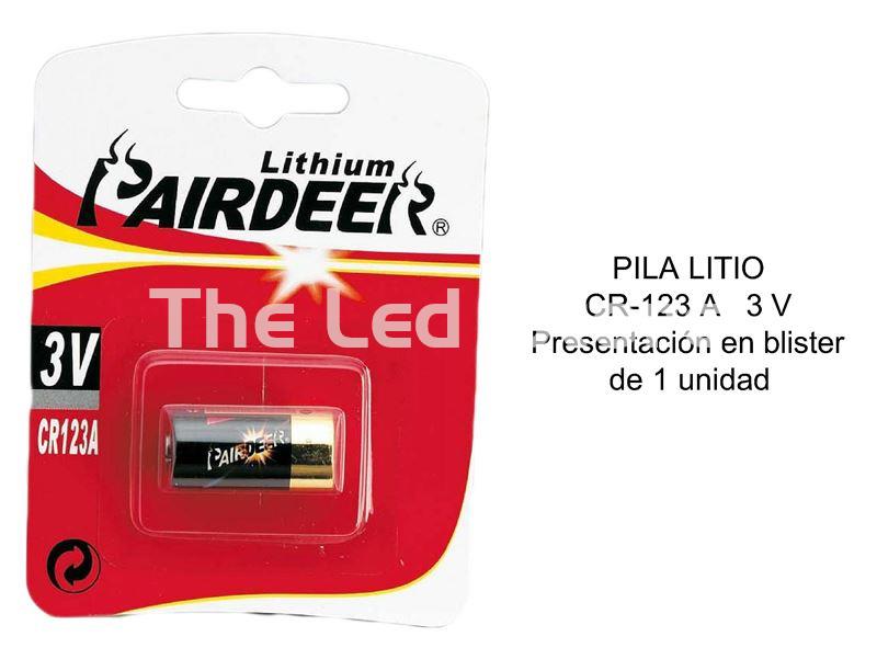 PAIRDEER PILA DE LITIO CR123A (BLISTER DE 1 UNIDAD) - Imagen 1