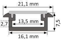 Perfil de Aluminio Frankfurt - Imagen 1