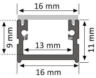 Perfil de Aluminio Roma. - Imagen 1