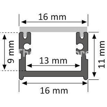 Perfil de Aluminio Roma. - Imagen 1