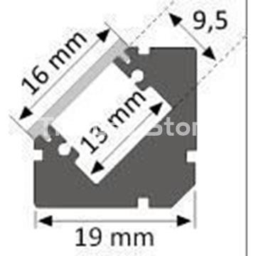 Perfil de Aluminio Sophia - Imagen 1