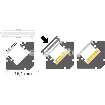 Perfil de Aluminio Sophia - Imagen 2