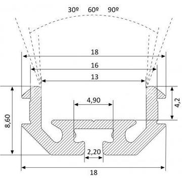 Perfil de Aluminio Torino - Imagen 1