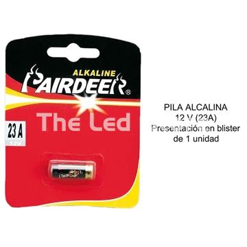 PILA ALCALINA MANDOS 23A 12V PAIRDEER - Imagen 1