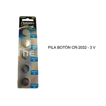 Pila Botón Litio CR2032 Pairdeer 1 unidad - Imagen 1