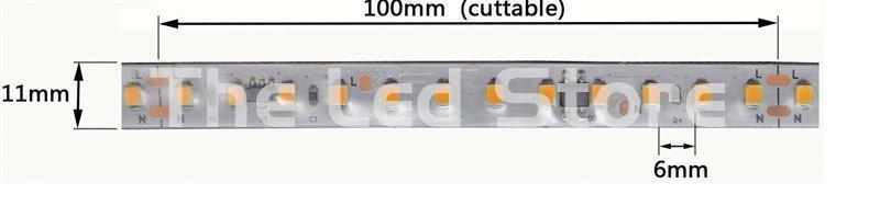 Tira a 220V de 14W. IP 65, 1200 lm/metro y de 11 mm de ancho - Imagen 1