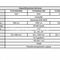 Tubo de led 20W SMD Samsung 120 cm - Imagen 2
