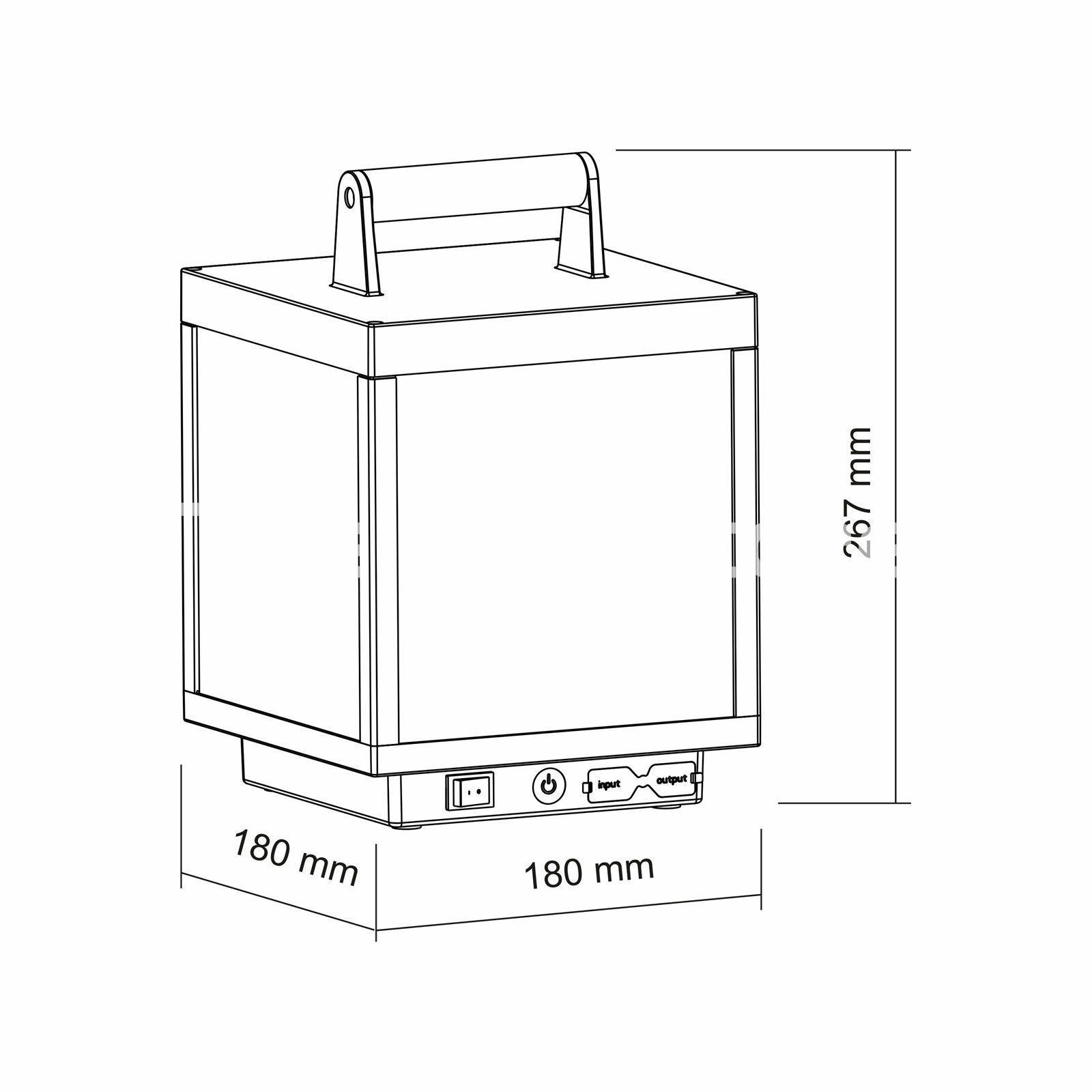 VISOR CORTEN ALUMINIUM 5W 120º LED - Imagen 4